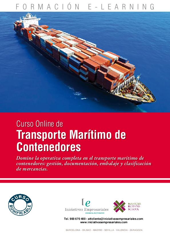 Transporte Marítimo de Contenedores