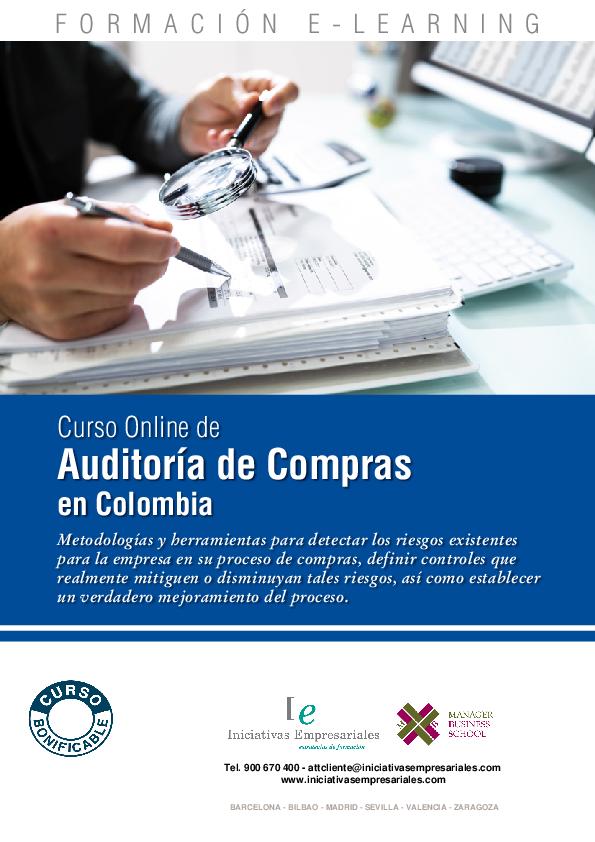Auditoría de Compras en Colombia