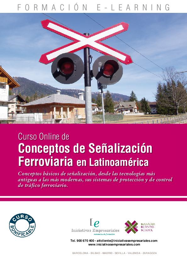 Conceptos de Señalización Ferroviaria en Latinoamérica