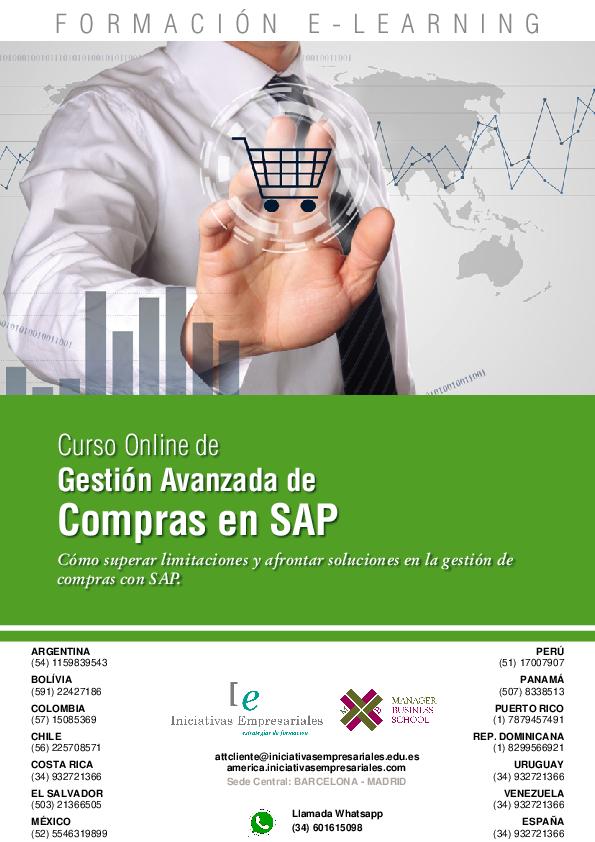 Gestión Avanzada de Compras en SAP