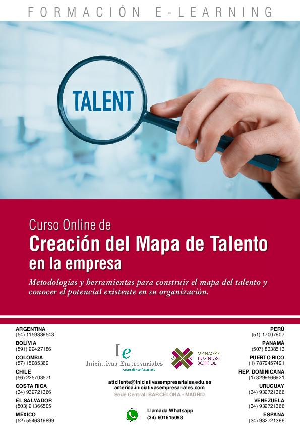 Creación del Mapa de Talento en la empresa