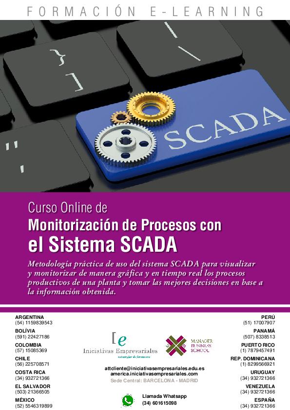 Monitorización de Procesos con el Sistema SCADA