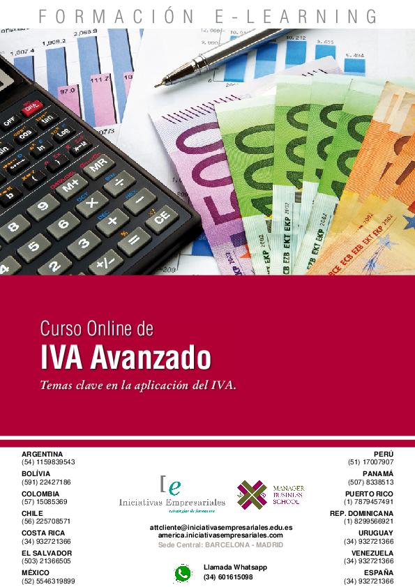 Curso de IVA Avanzado