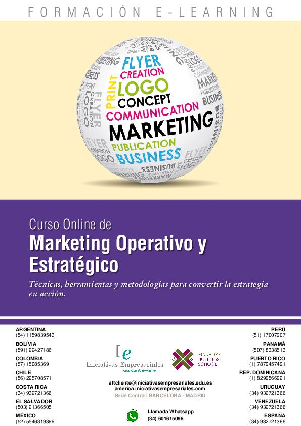 Marketing Operativo y Estratégico