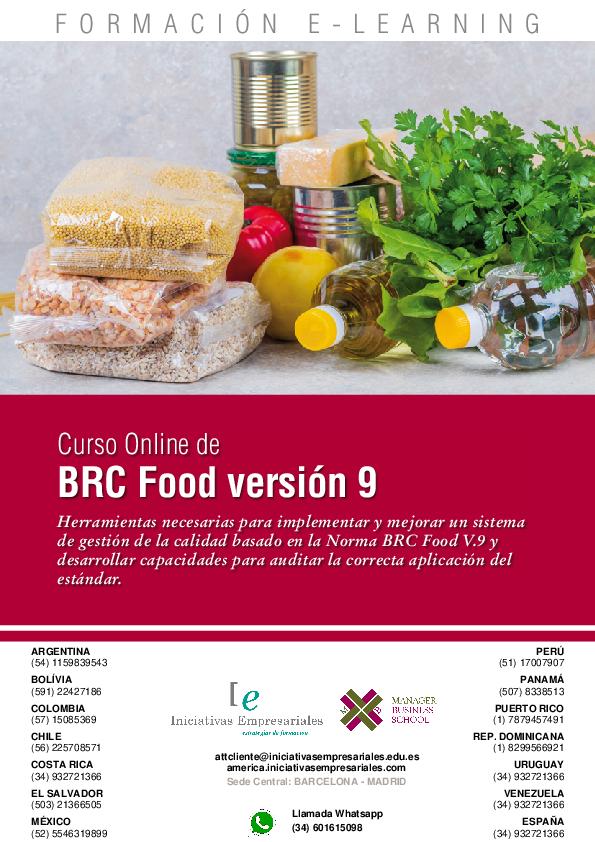BRC Food versión 9