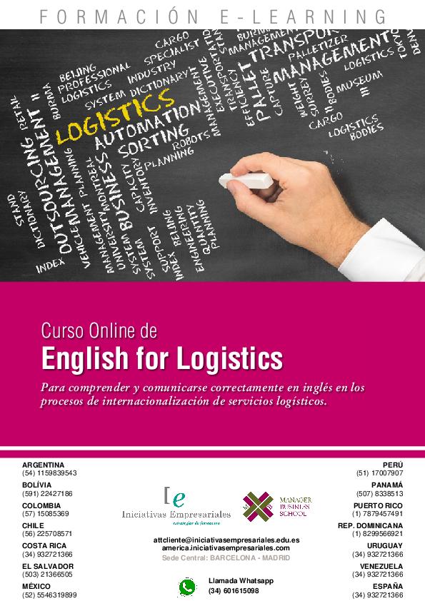 English for Logistics