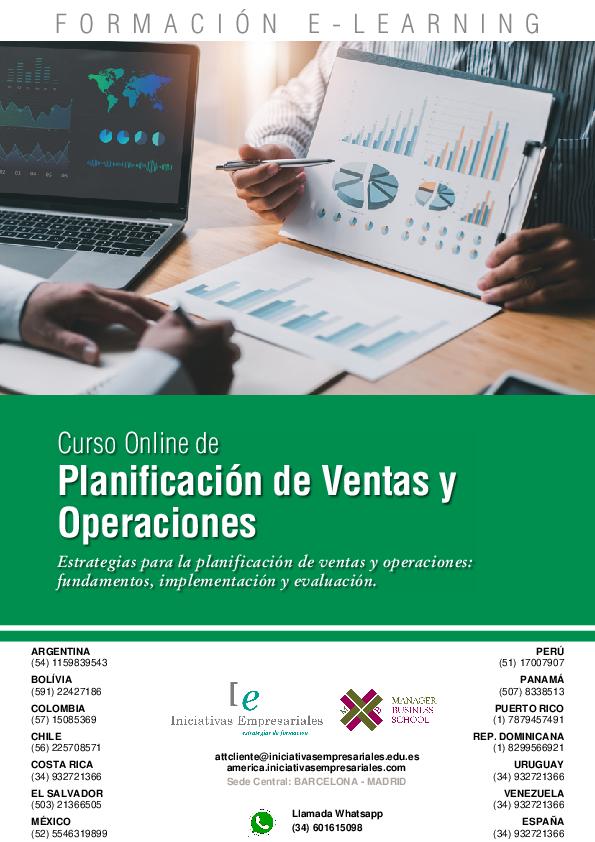 Planificación de Ventas y Operaciones