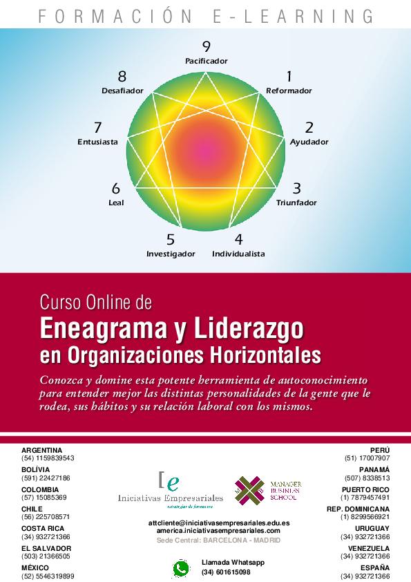 Eneagrama y Liderazgo en Organizaciones Horizontales