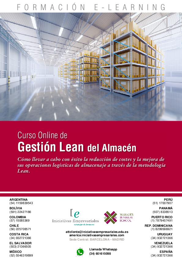 Gestión Lean del Almacén