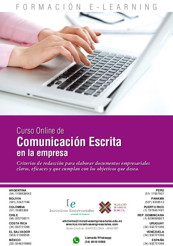 Comunicación Escrita en la Empresa