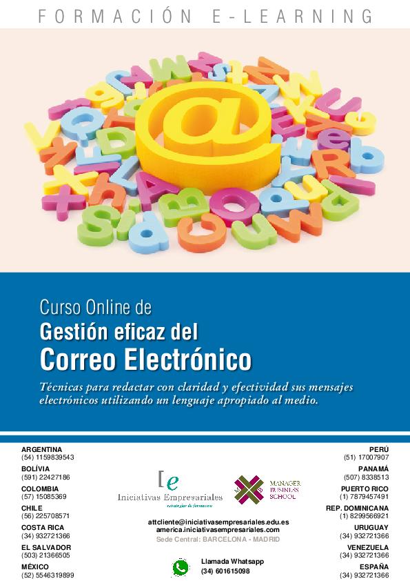 Gestión Eficaz del Correo Electrónico