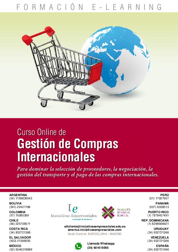 Gestión de Compras Internacionales