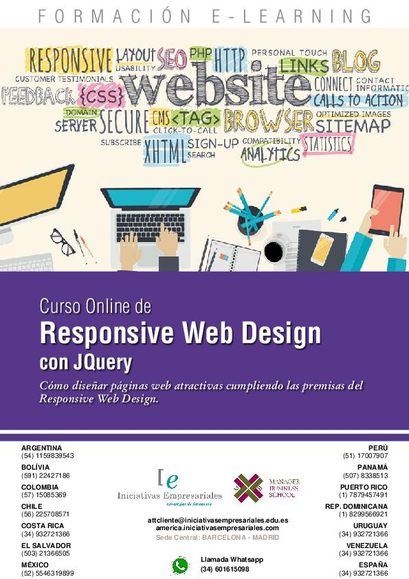 Responsive Web Design con JQuery