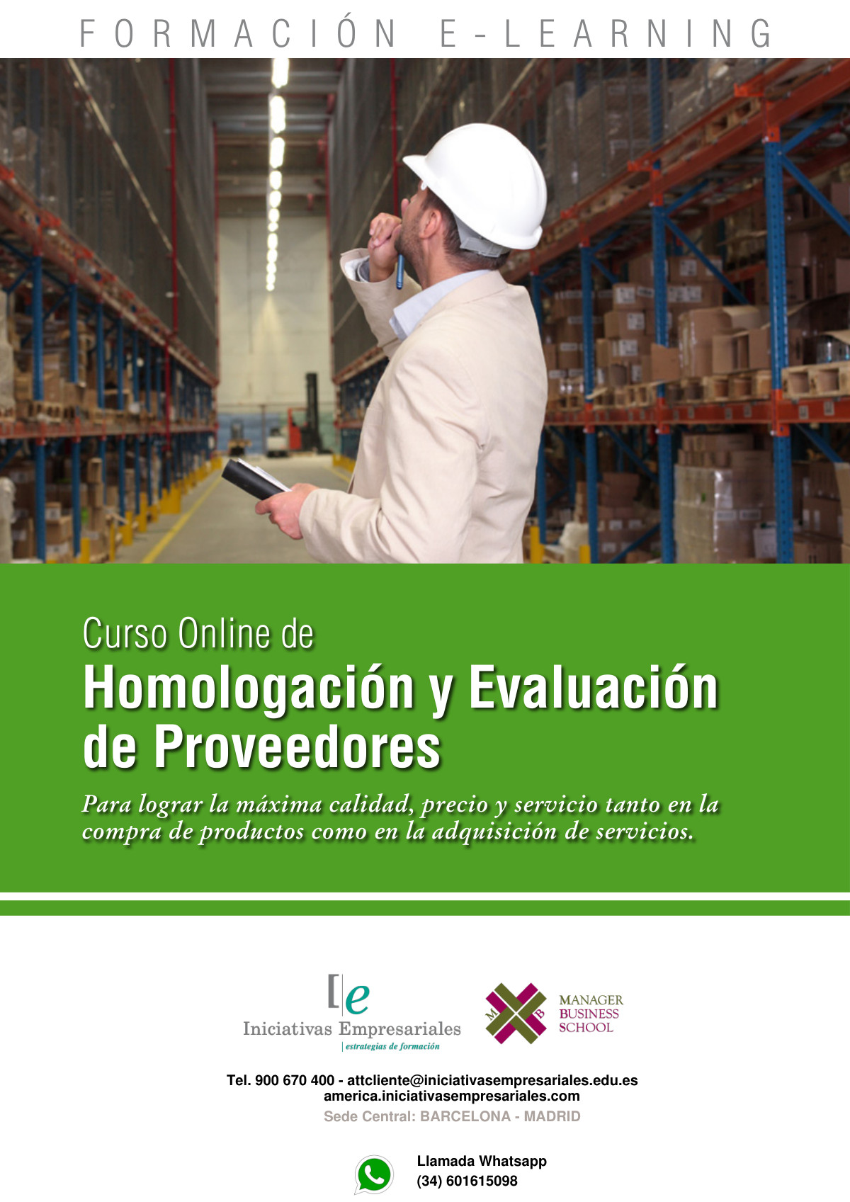 Homologación y Evaluación de Proveedores