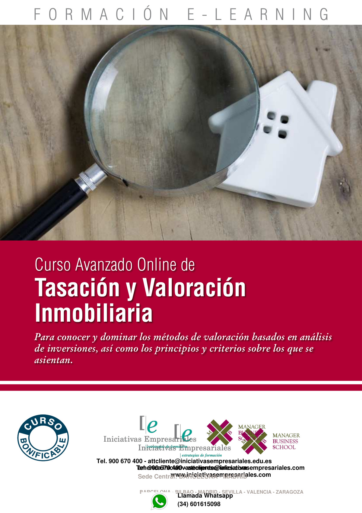 Curso Avanzado Online de Tasación y Valoración Inmobiliaria