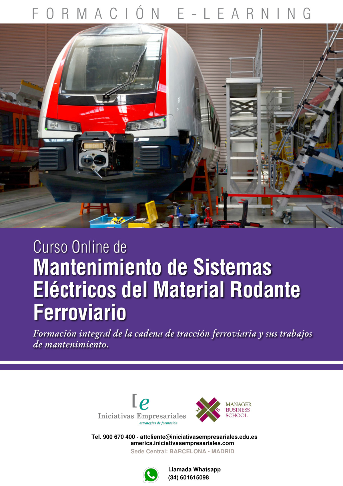 Mantenimiento de Sistemas Eléctricos del Material Rodante Ferroviario
