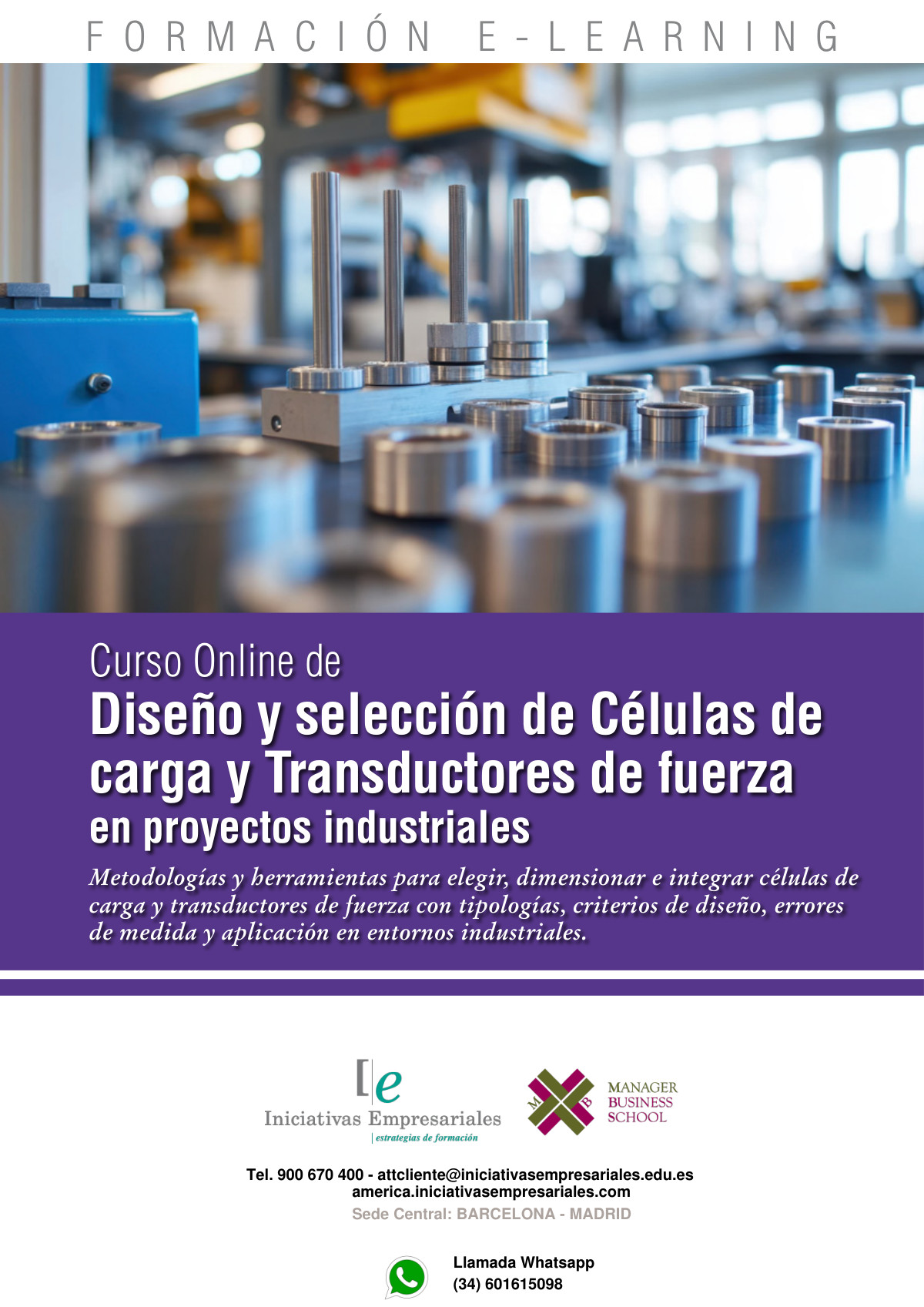 Diseño y selección de Células de carga y Transductores de fuerza en proyectos industriales