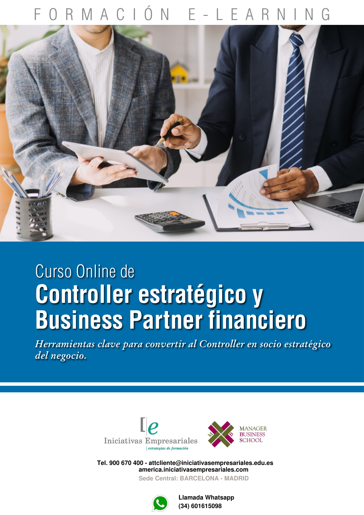 Controller estratégico y Business Partner financiero