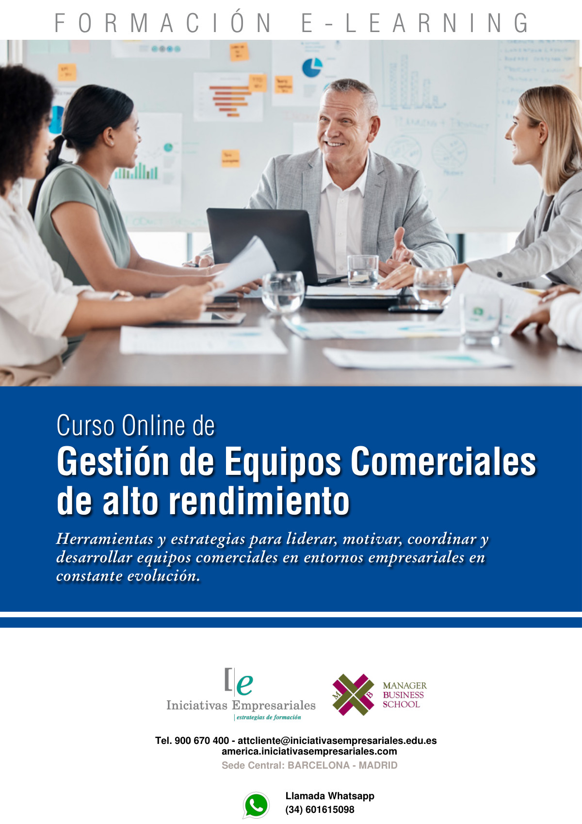 Gestión de Equipos Comerciales de alto rendimiento