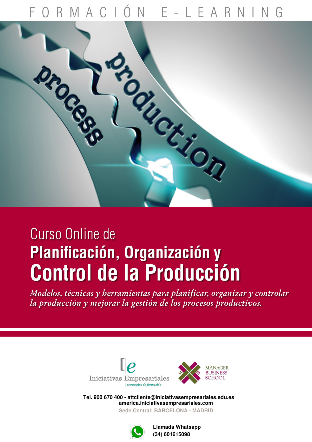 Planificación, Organización y Control de la Producción