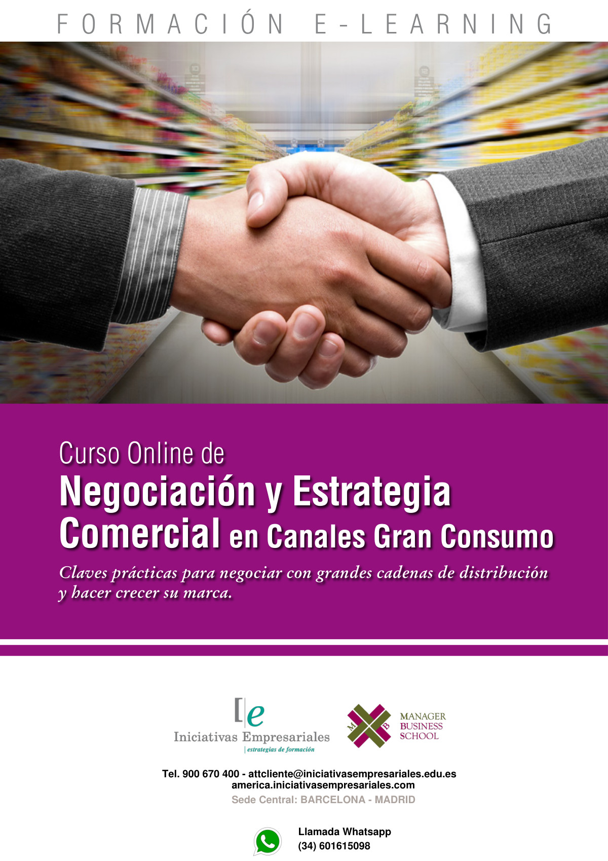 Negociación y Estrategia Comercial en Canales Gran Consumo