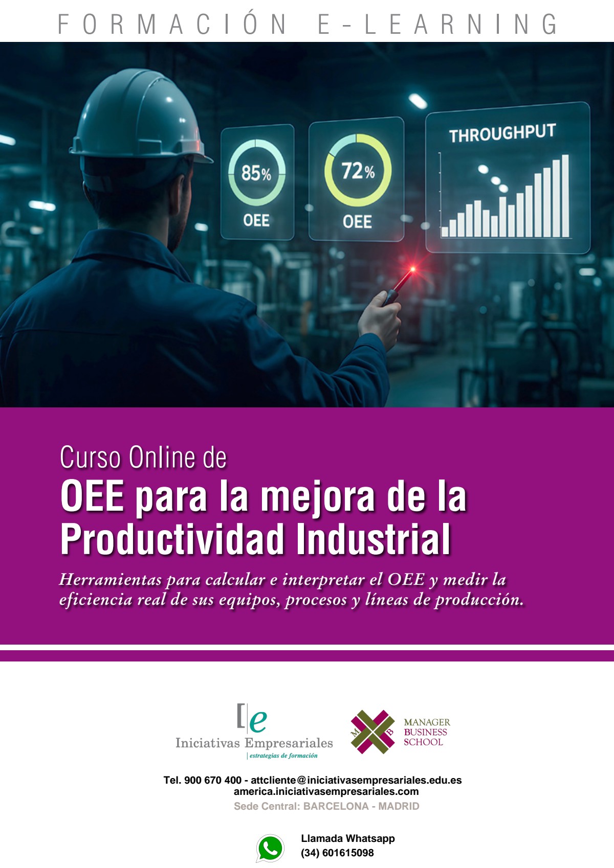 OEE para la mejora de la Productividad Industrial