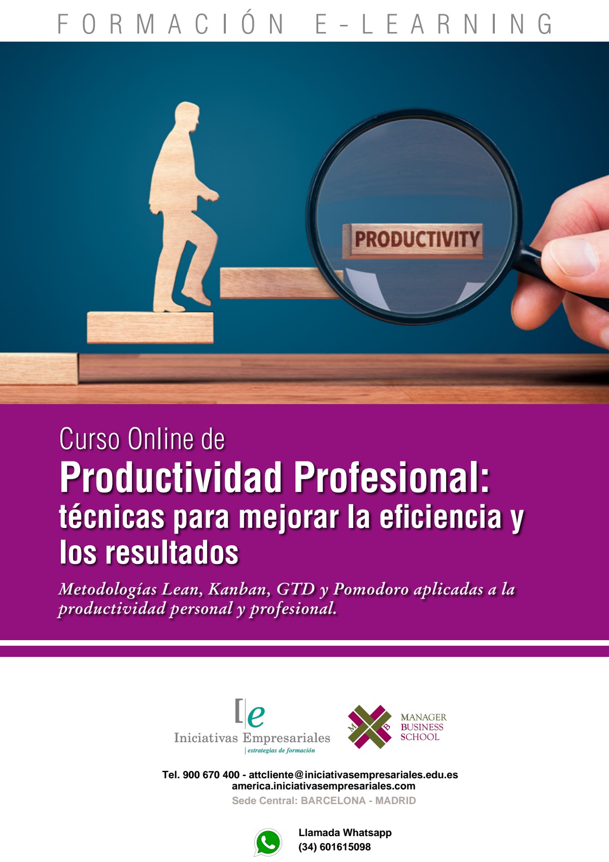 Productividad Profesional: técnicas para mejorar la eficiencia y los resultados