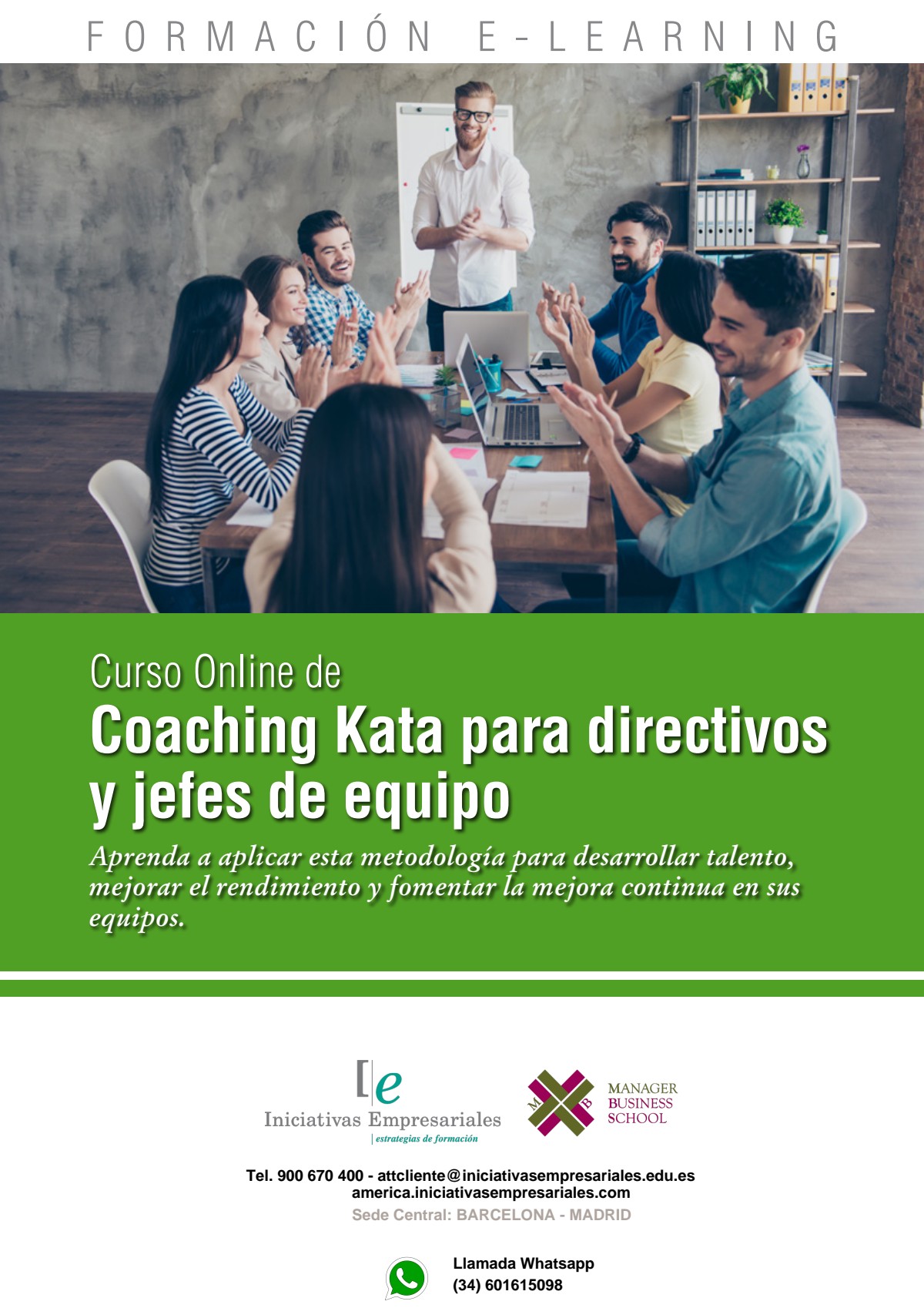 Coaching Kata para directivos y jefes de equipo