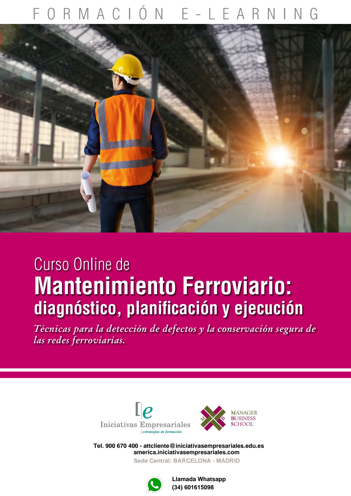 Mantenimiento Ferroviario: diagnóstico, planificación y ejecución