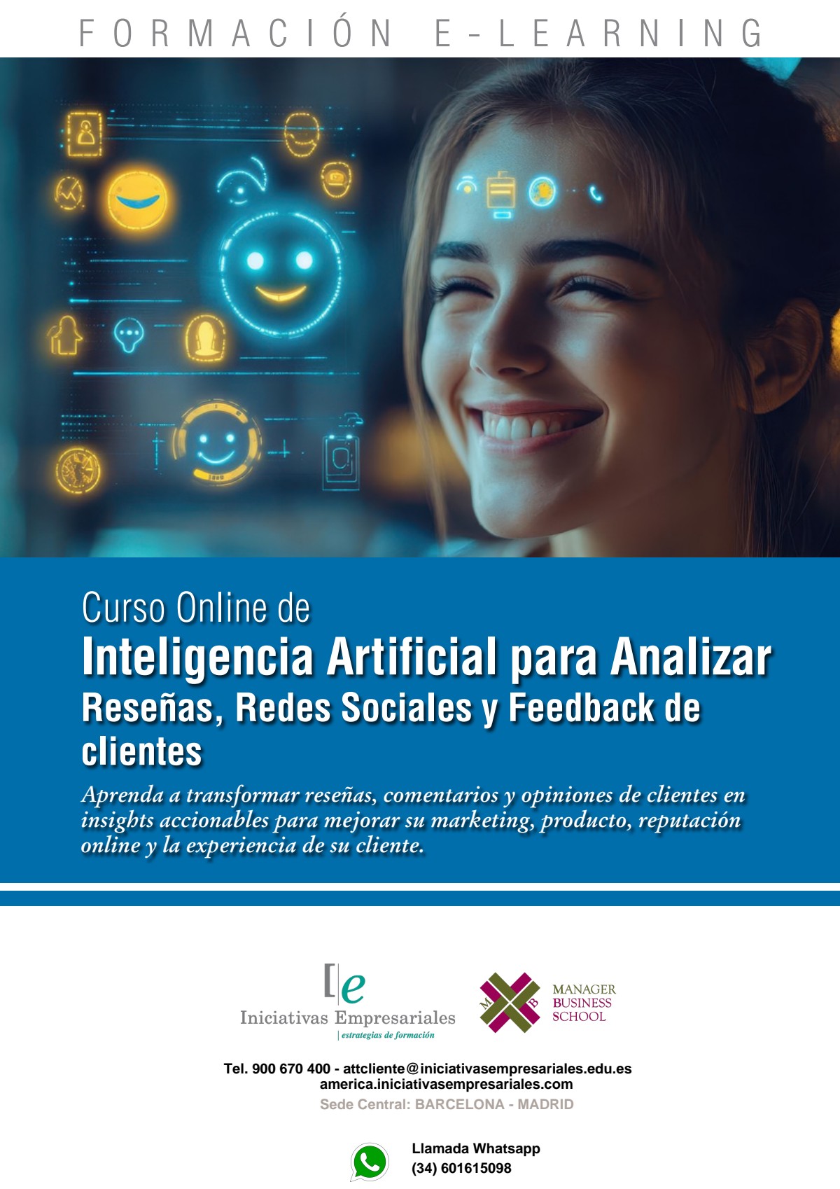 Inteligencia Artificial para Analizar Reseñas, Redes Sociales y Feedback de clientes