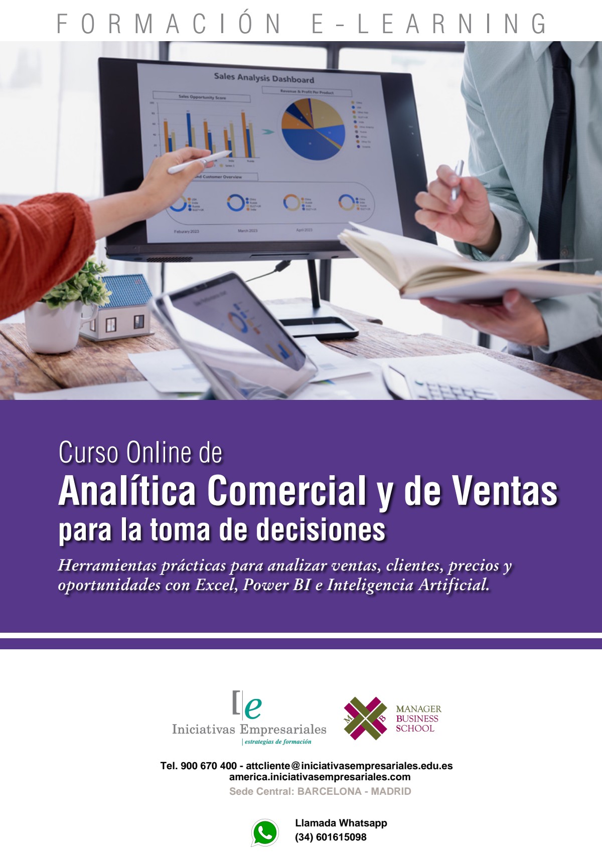 Analítica Comercial y de Ventas para la toma de decisiones