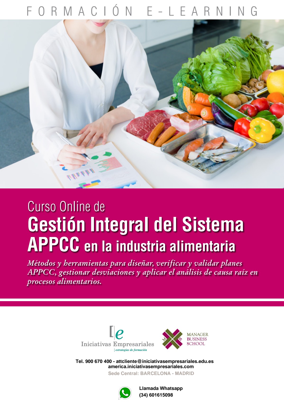 Gestión Integral del Sistema APPCC en la industria alimentaria