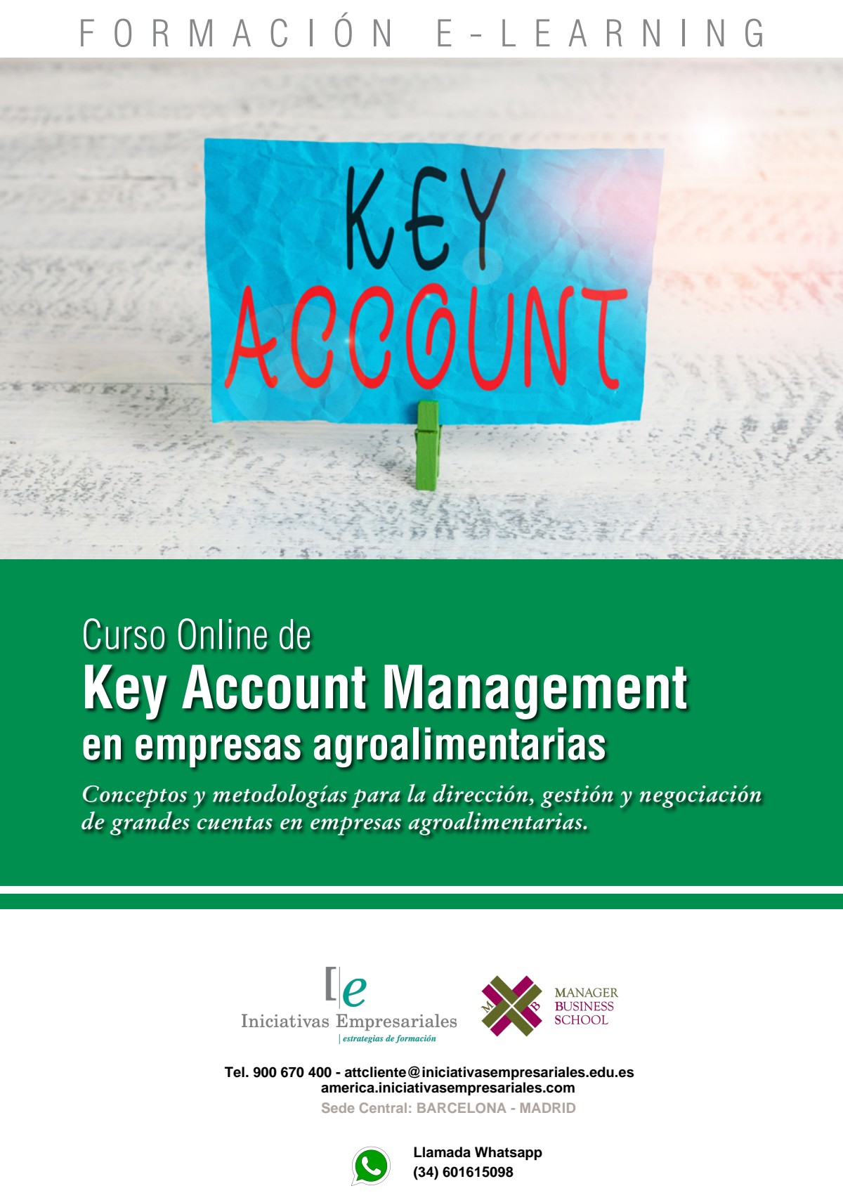 Key Account Management en empresas agroalimentarias