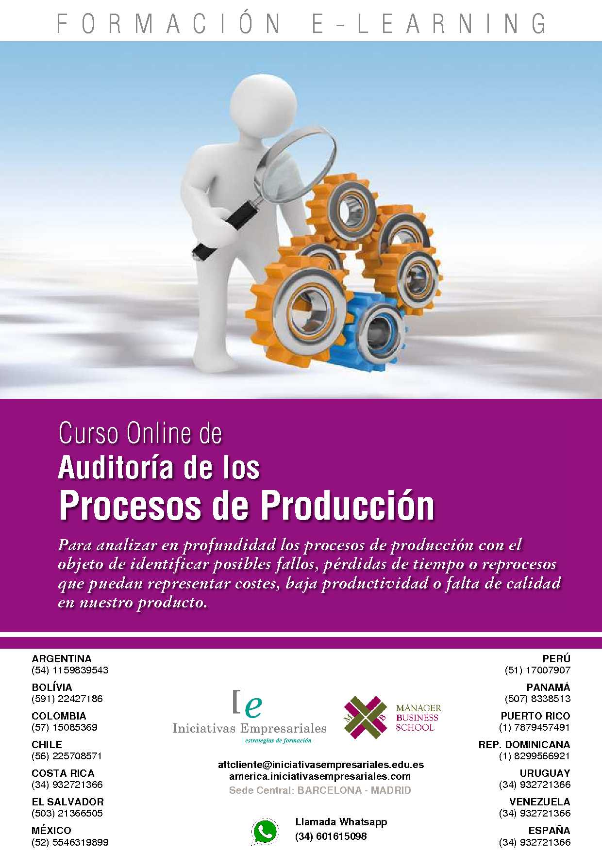 Auditoría de los Procesos de Producción