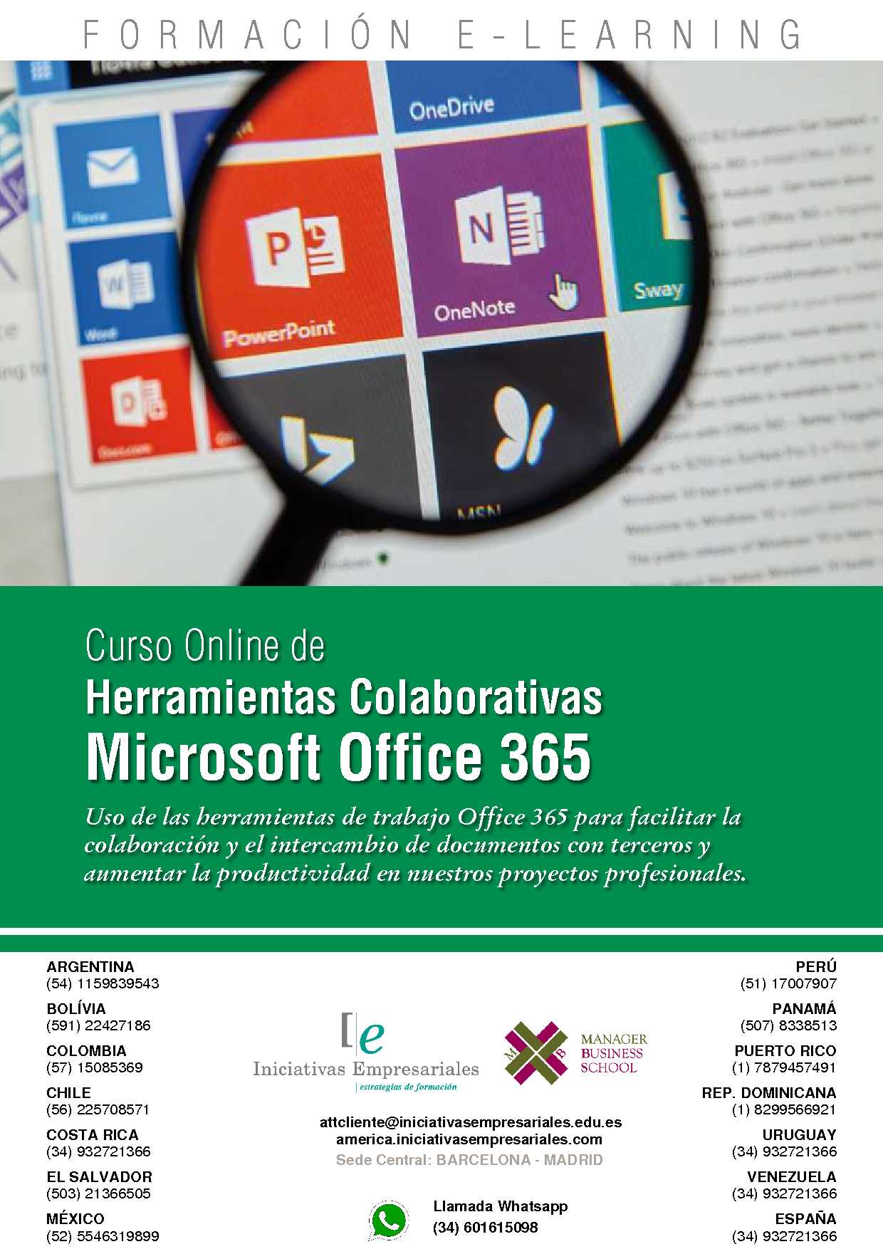 Herramientas Colaborativas Microsoft Office 365