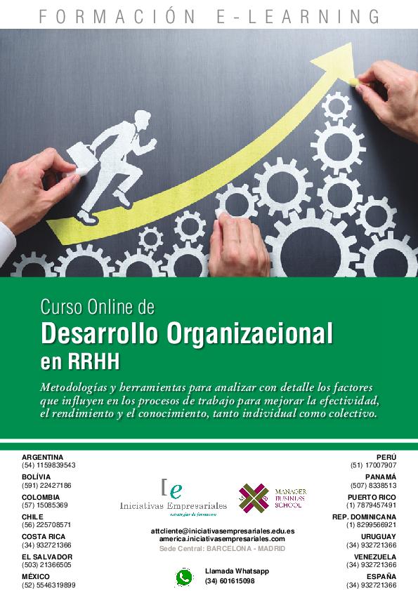 Desarrollo Organizacional en RRHH