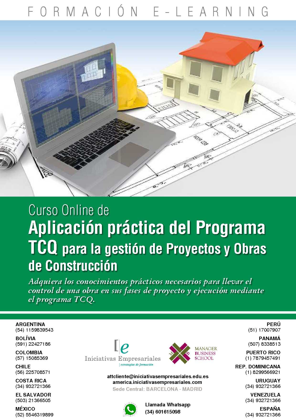 Aplicación práctica del Programa TCQ para la gestión de Proyectos y Obras de Construcción