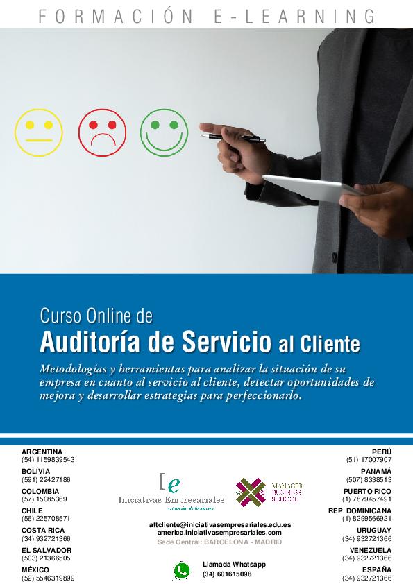 Auditoría de Servicio al Cliente