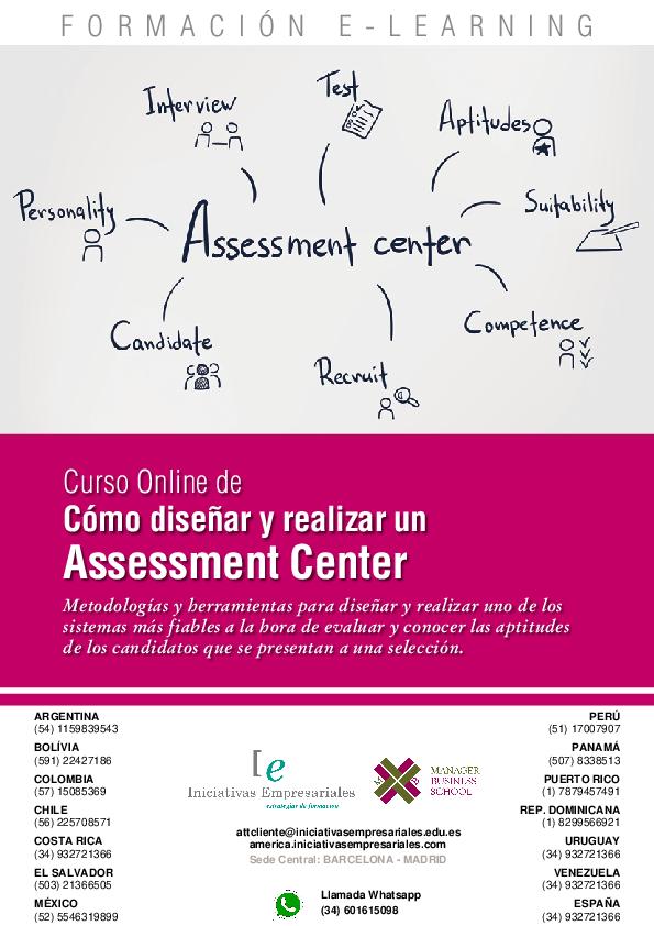 Cómo diseñar y realizar un Assessment Center