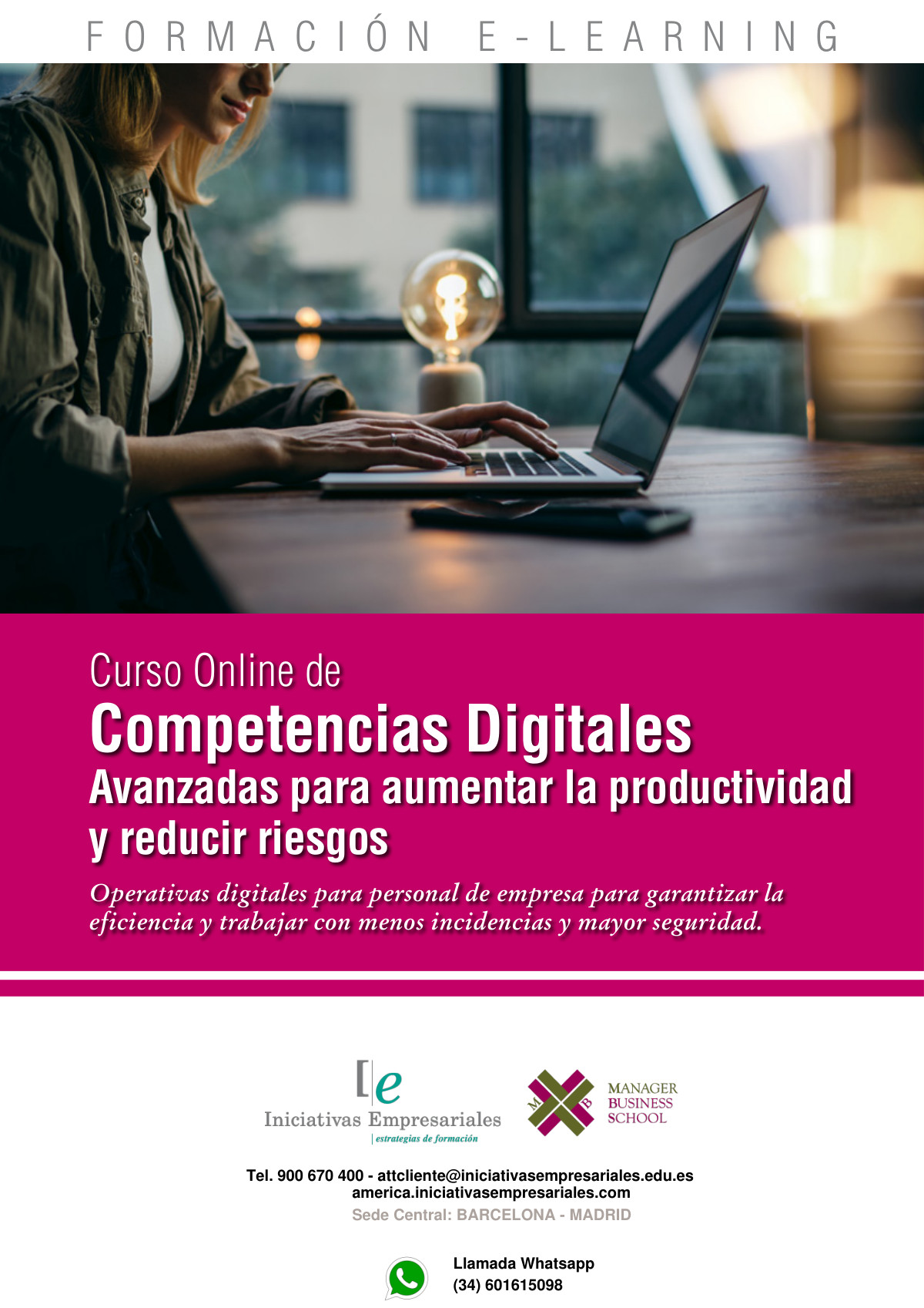 Competencias Digitales Avanzadas para aumentar la productividad y reducir riesgos