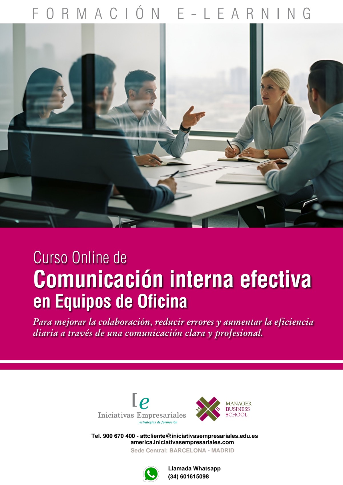Comunicación interna efectiva en Equipos de Oficina