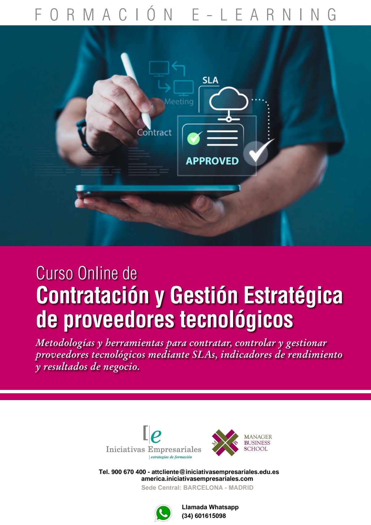 Contratación y Gestión Estratégica de proveedores tecnológicos