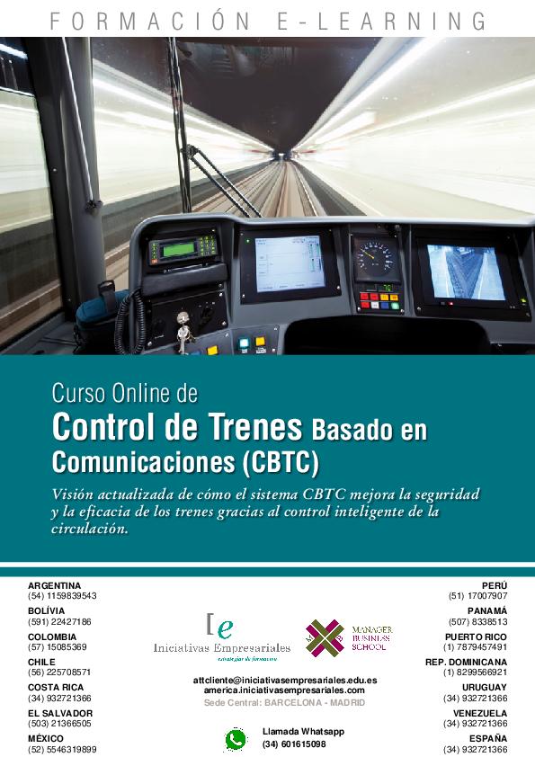 Control de Trenes Basado en Comunicaciones (CBTC)