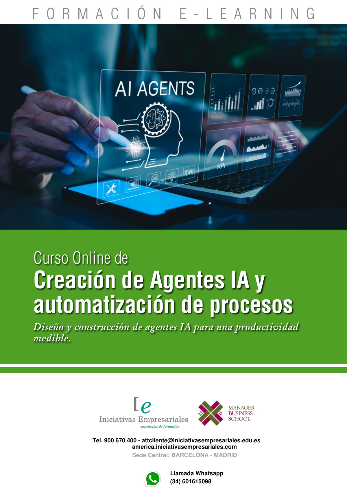 Creación de Agentes IA y automatización de procesos