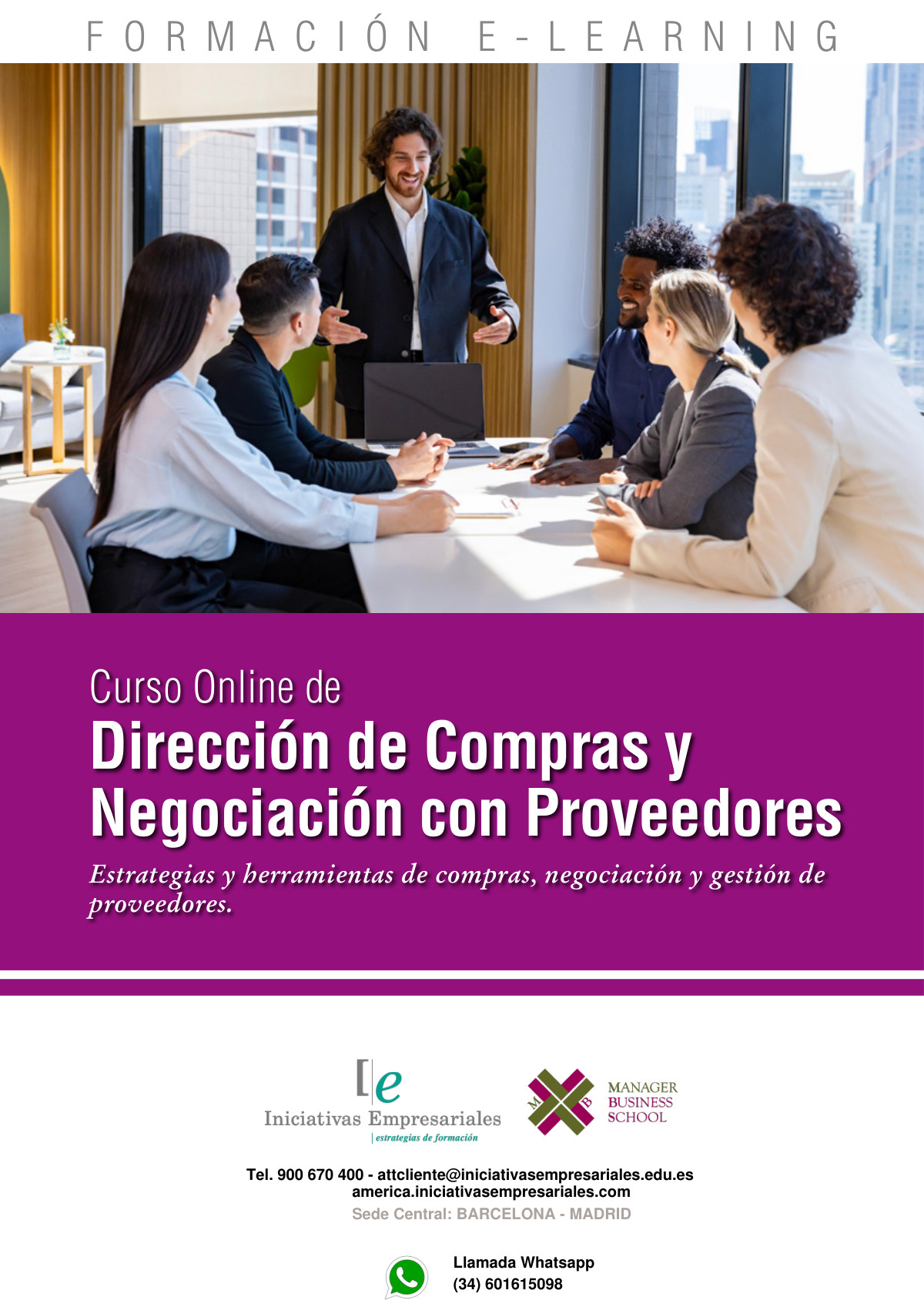 Dirección de Compras y Negociación con Proveedores