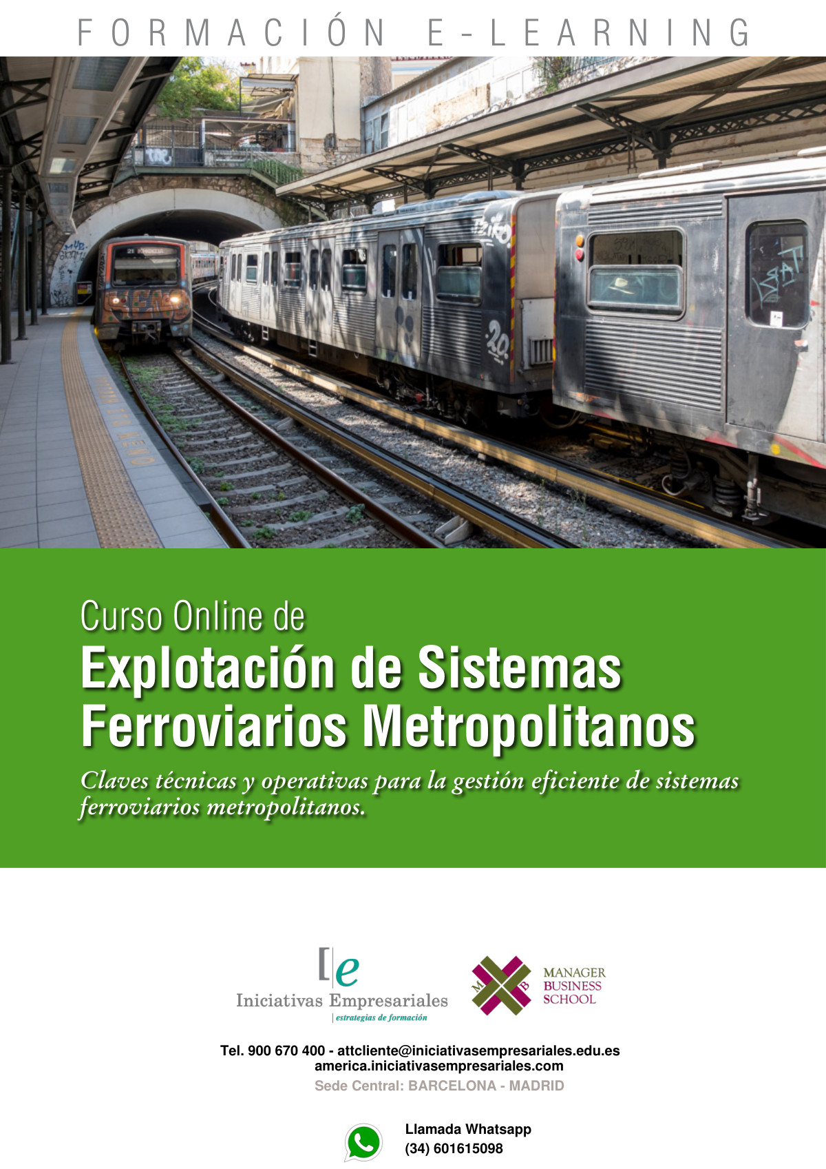 Explotación de Sistemas Ferroviarios Metropolitanos