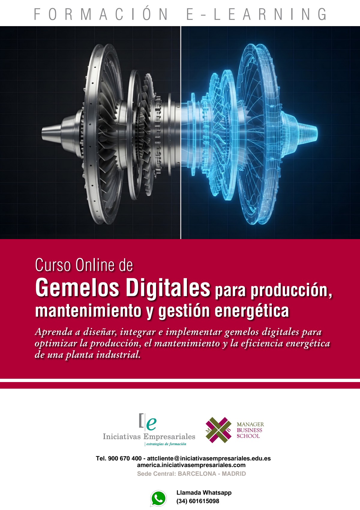 Gemelos Digitales para producción, mantenimiento y gestión energética