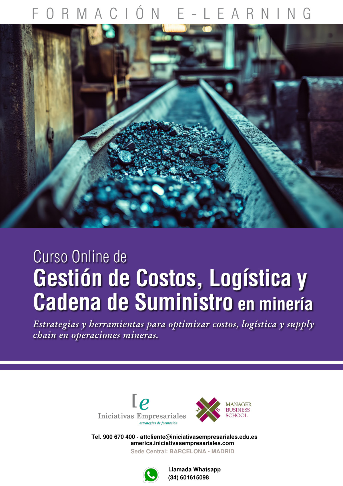 Gestión de Costos, Logística y Cadena de Suministro en minería