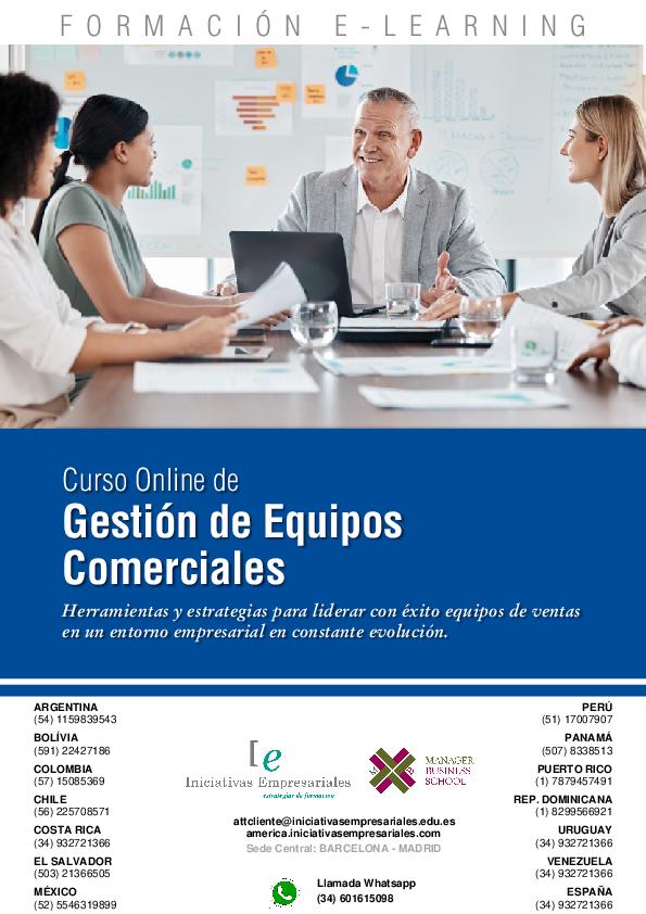 Gestión de Equipos Comerciales