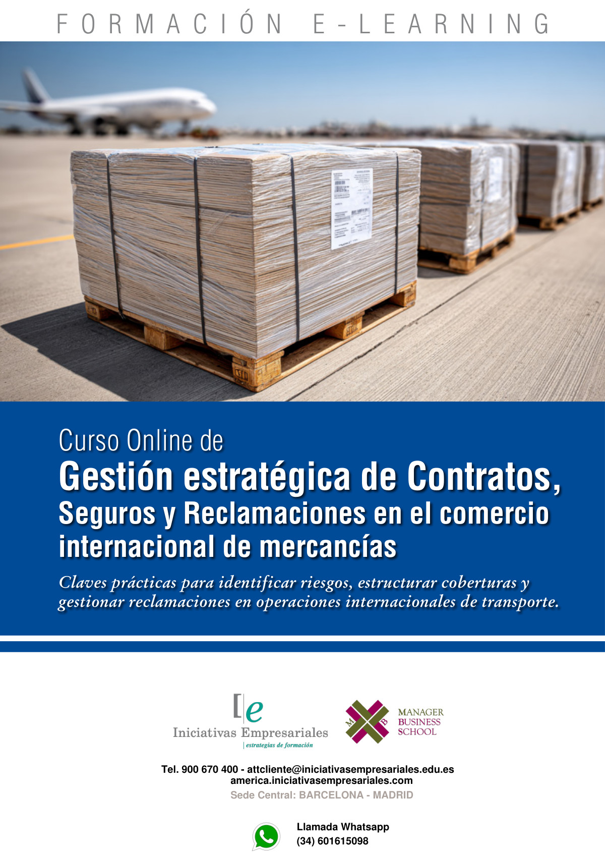 Gestión estratégica de Contratos, Seguros y Reclamaciones en el comercio internacional de mercancías